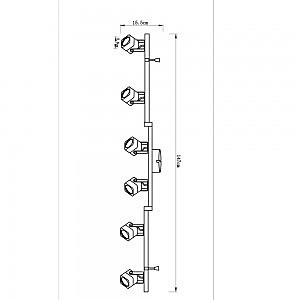 Светильник спот Arte Lamp Lente A1314PL-6WH