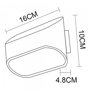 Настенное бра Arte Lamp Maniglia A1428AP-1GY