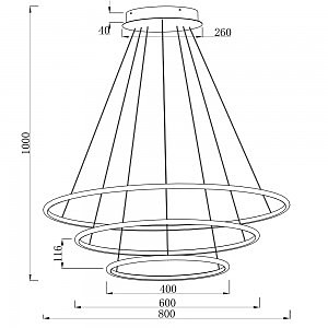 Подвесная люстра Arte Lamp Rapid A2500SP-3WH