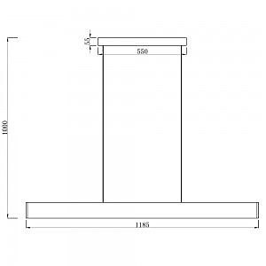 Светильник подвесной Arte Lamp Largo A2505SP-2BK