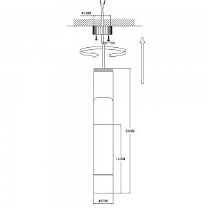 Трековые светильники Arte Lamp Orion A2514PL-1BK