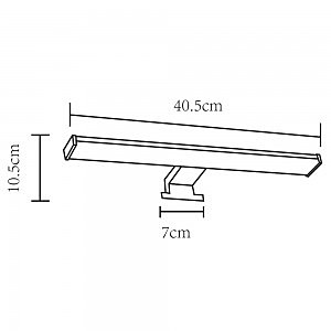 Подсветка зеркал и полок Arte Lamp Stecca A2837AP-1CC