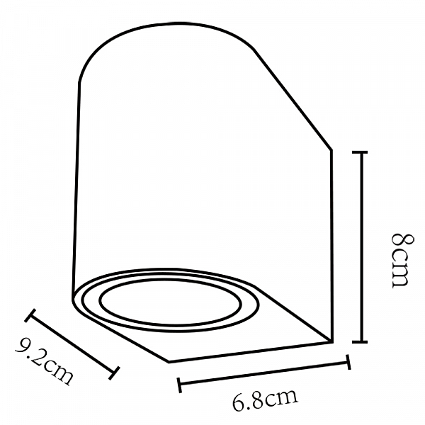 Уличный настенный светильник Arte Lamp Compass A3102AL-1BK