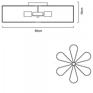 Потолочная люстра Arte Lamp Camomilla A6049PL-6CC