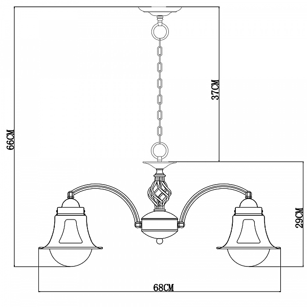 Подвесная люстра Arte Lamp Marino A7022LM-5WG