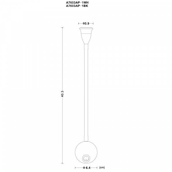Настенное LED бра Arte Lamp Twist A7603AP-1WH