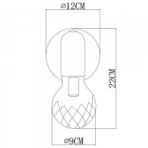 Настенное бра Arte Lamp Salute A8040AP-1SG