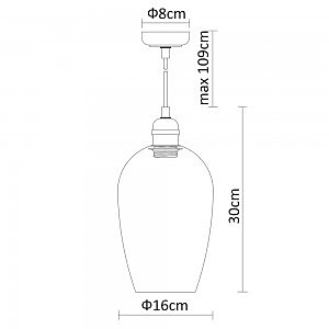 Светильник подвесной Arte Lamp Trento A9291SP-1CC