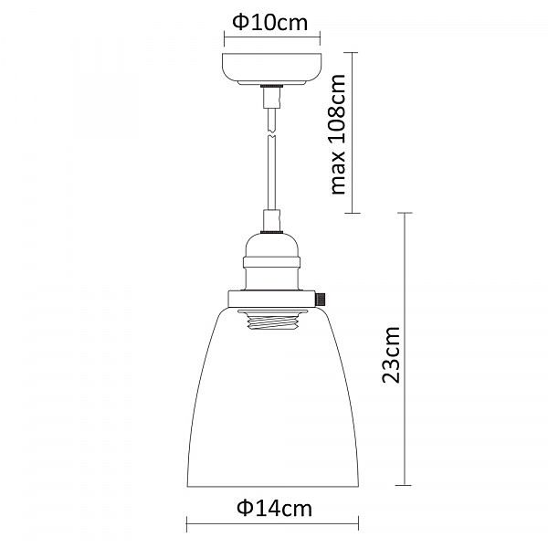 Светильник подвесной Arte Lamp Trento A9387SP-1CC