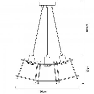 Подвесная люстра Arte Lamp Conway A9469SP-5BK