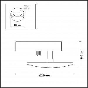 Настенное бра Odeon Light Plumba 3851/15WL