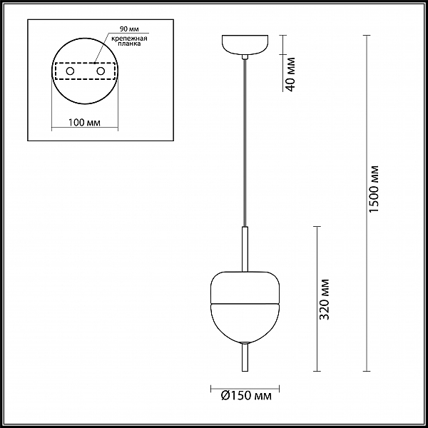 Светильник подвесной Odeon Light Pamfa 4622/12L