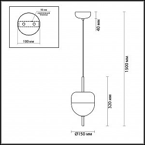 Светильник подвесной Odeon Light Pamfa 4622/12L