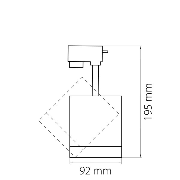 Трековый светильник Lightstar Canno 301272