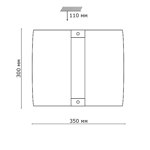 Настенно потолочный светильник Sonex DECO 2110