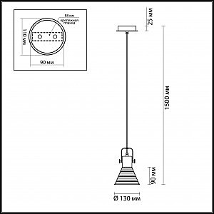 Светильник подвесной Lumion Ollie 3787/1