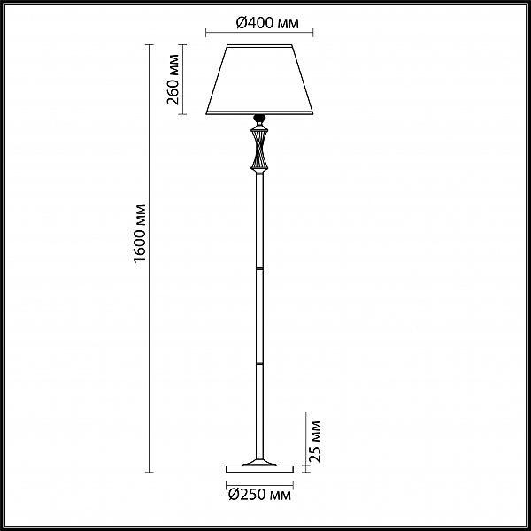 Торшер Lumion Kimberly 4408/1F