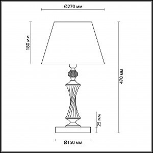 Настольная лампа Lumion Kimberly 4408/1T