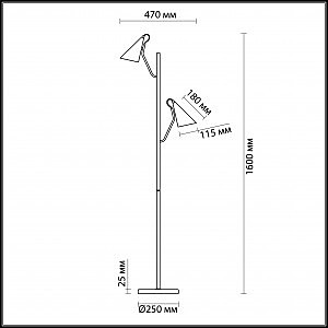 Торшер Lumion Watson 4439/2F