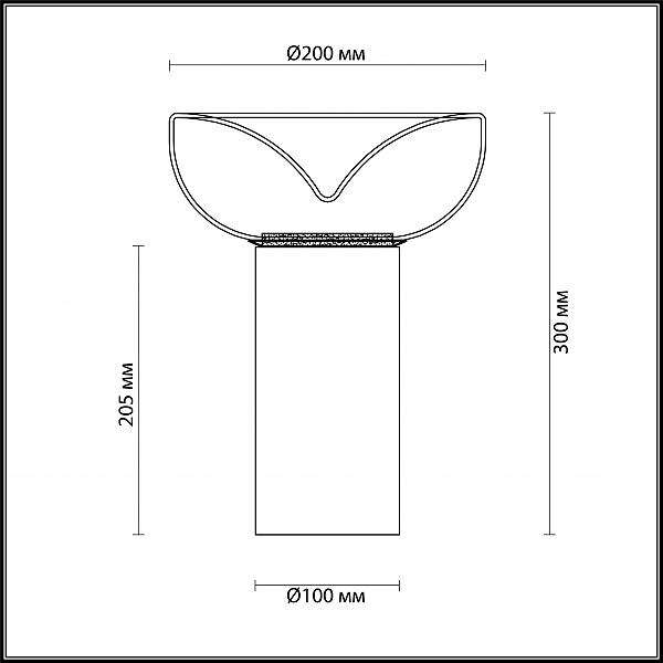 Настольная лампа Odeon Light Kaleo 4721/7TL