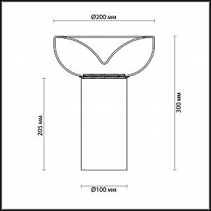 Настольная лампа Odeon Light Kaleo 4721/7TL