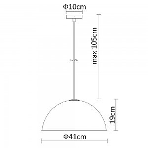 Светильник подвесной Arte Lamp Lazio A6540SP-1CC