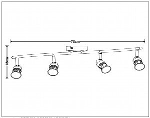 Светильник спот Lucide Caro-Led 13955/20/12