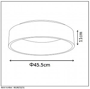 Потолочный светодиодный светильник Lucide Talowe Led 46100/32/31