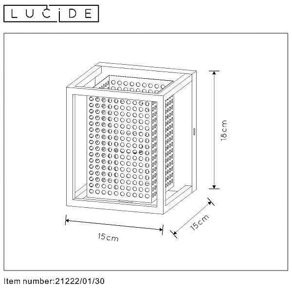 Настенное бра Lucide Sansa 21222/01/30