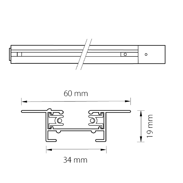 Шинопровод Lightstar Barra 501028