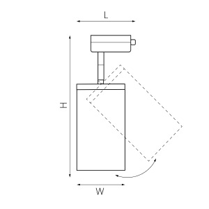 Трековый светильник Lightstar Rullo A1T216587