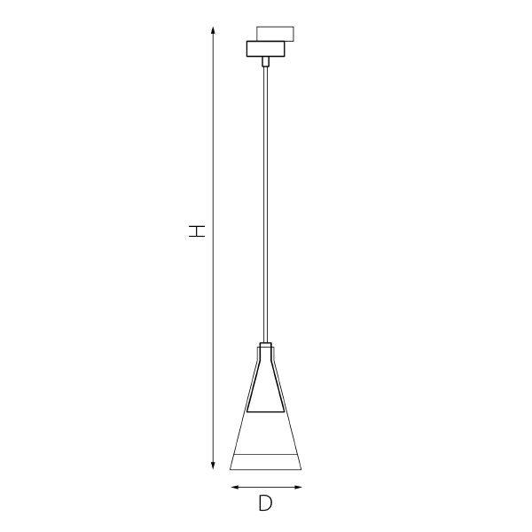 Трековый светильник Lightstar Cone L1T757019