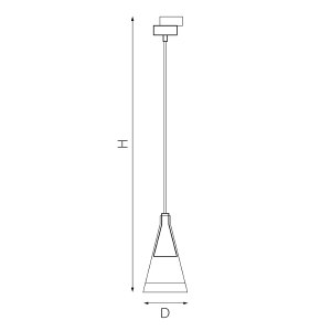 Трековый светильник Lightstar Cone L1T757019