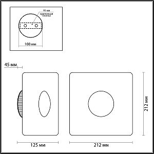 Настенный светильник Odeon Light Adamas 4224/13WL