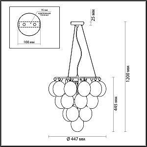 Подвесная люстра Odeon Light Grape 4797/6