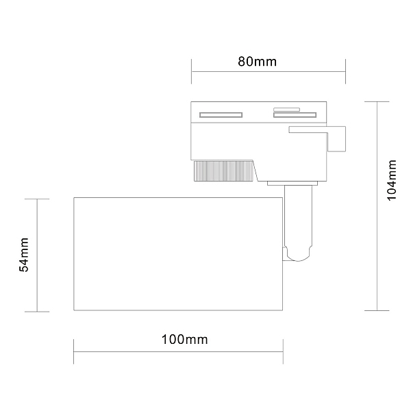 Трековый светильник ST Luce Solt ST300.506.01