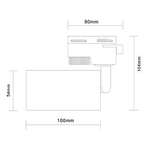 Трековый светильник ST Luce Solt ST300.506.01