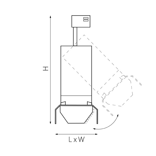 Трековый светильник Lightstar Canno C156296