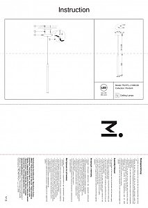 Светильник подвесной Maytoni Ray P021PL-L10MG3K