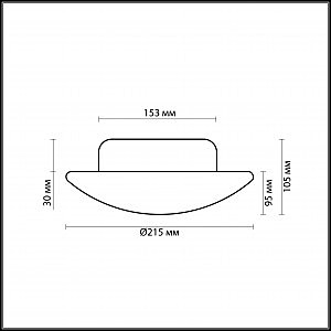 Светильник для ванной Odeon Light OPAL 2247/1C