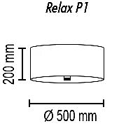 Светильник потолочный TopDecor Relax Relax P1 10 06g