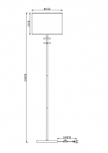 Торшер Arte Lamp Furore A3990PN-1CC