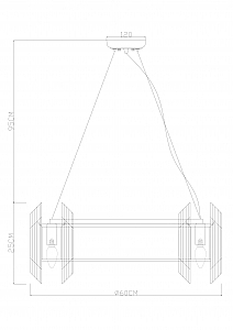 Подвесная люстра Arte Lamp Jastin A2848SP-8GO