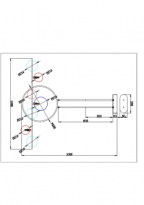 Потолочная люстра Arte Lamp Saturn A7791SP-59BK