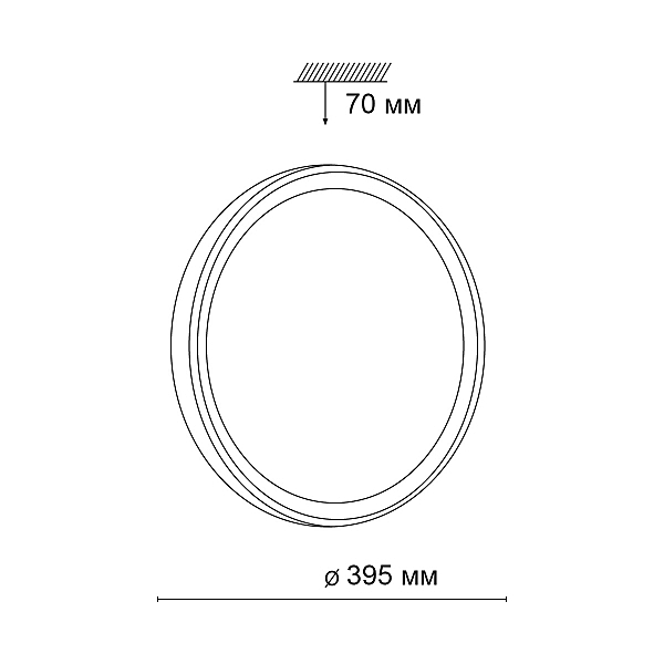 Настенно потолочный светильник Sonex Tasta 3065/36L