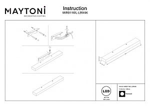 Подсветка зеркал и полок Maytoni Orion MIR011WL-L9W4K