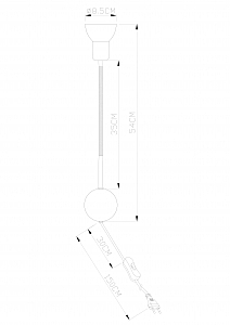 Настенный светильник Arte Lamp Falena A3116AP-1AB