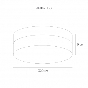 Светильник потолочный Arte Lamp Aqua-Tablet A6047PL-3WH