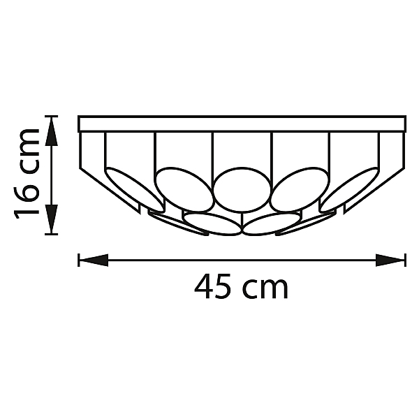 Потолочная люстра Lightstar Siena 720227