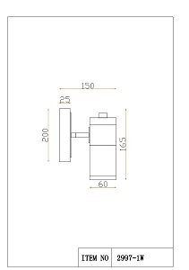 Светильник спот Favourite Light point 2997-1W